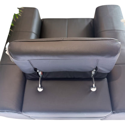 Richmond Electric Recliner Black Leather Armchair