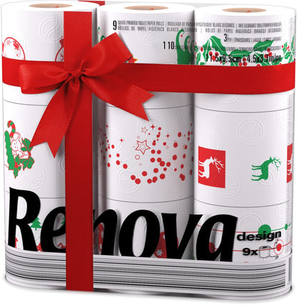 Renova 9 Rolls Xmas TR + 2 Rolls Xmas KT