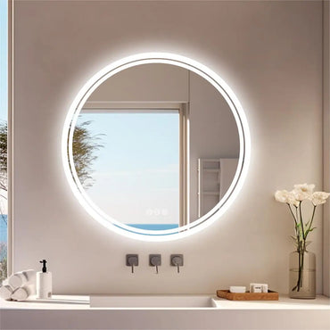 Smart Touch LED Bathroom Vanity Mirror Anti-Fog with Brighter Lights