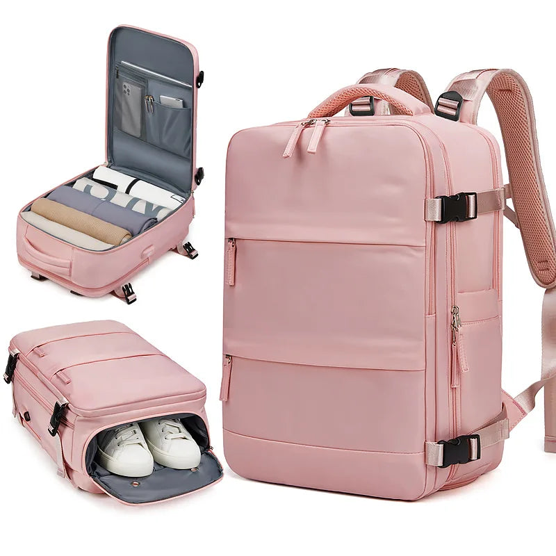 Women's Multifunction Backpack with Multilayer Storage