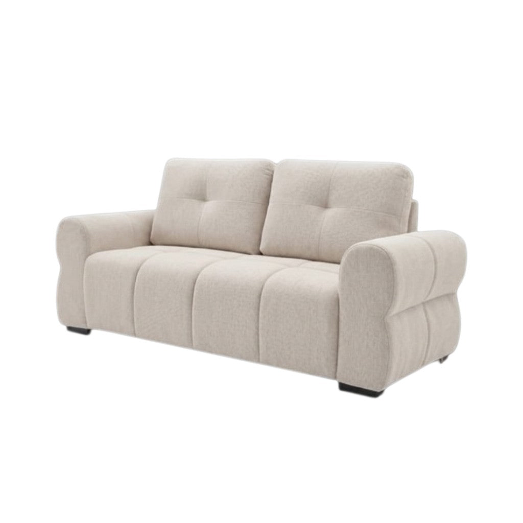 San Marino Beige Fabric 2 Seater Sofa