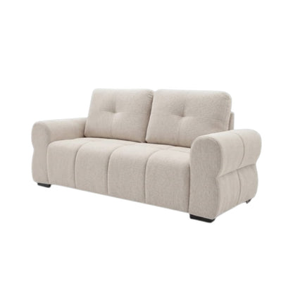 San Marino Beige Fabric 2 Seater Sofa