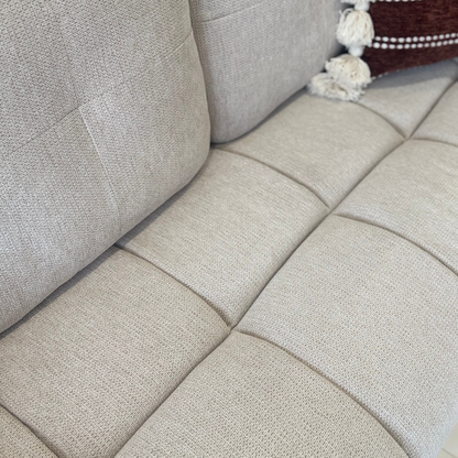 San Marino Beige Fabric 3+2 Sofa Suite