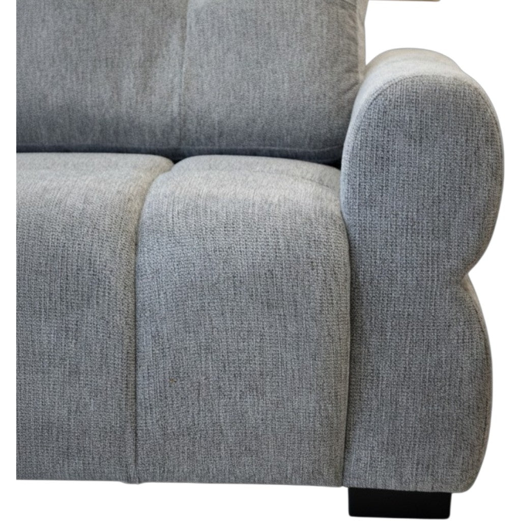 San Marino Grey Fabric 2 Seater Sofa