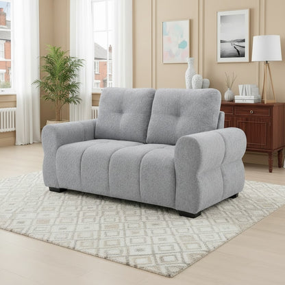 San Marino Grey Fabric 2 Seater Sofa
