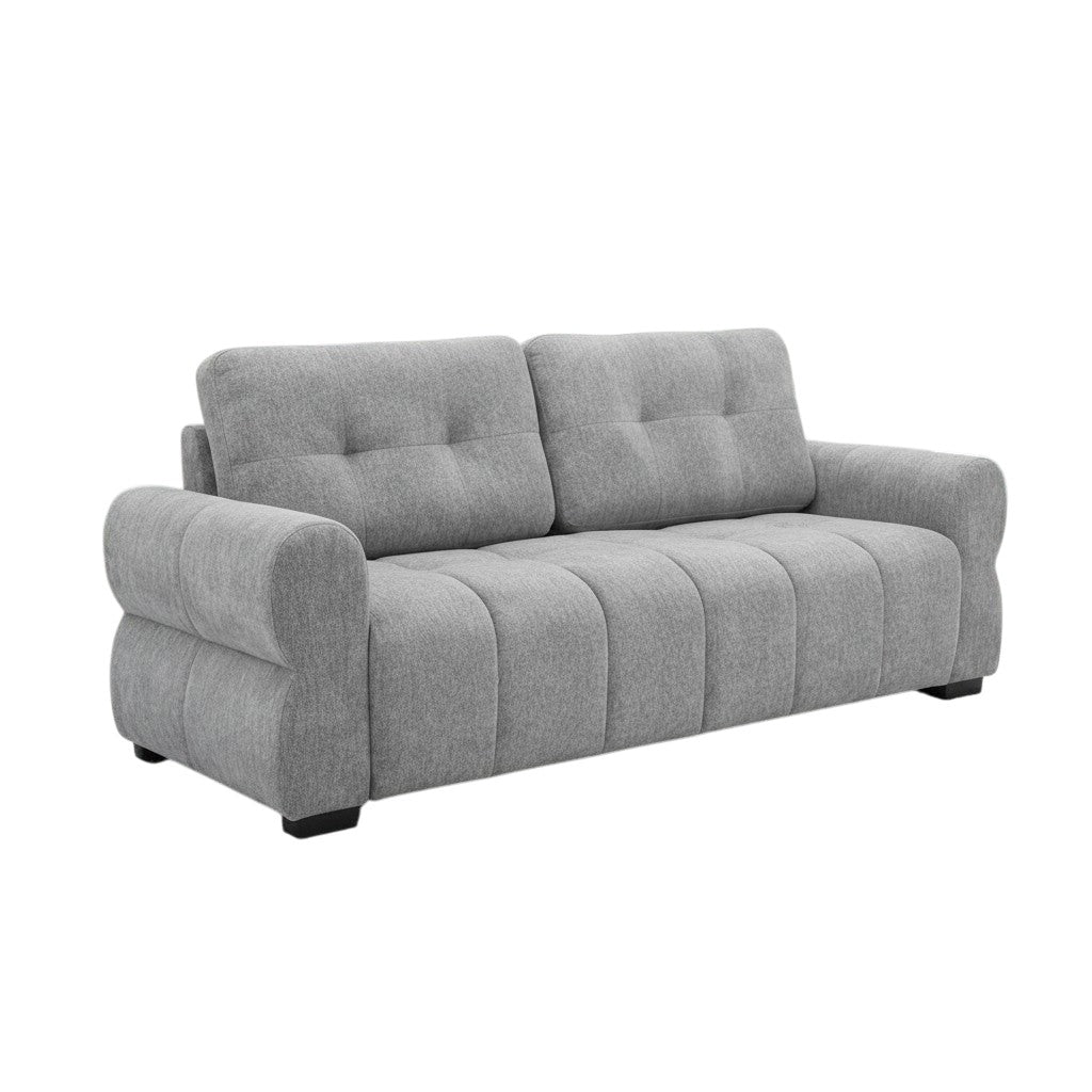 San Marino Grey Fabric 3 Seater Sofa