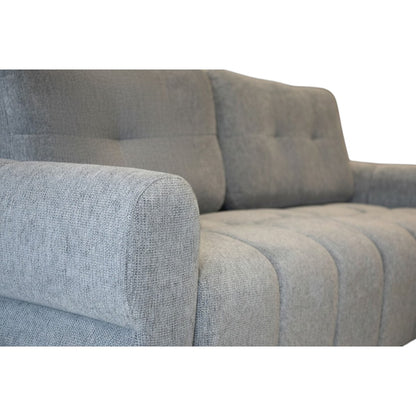 San Marino Grey Fabric 3 Seater Sofa