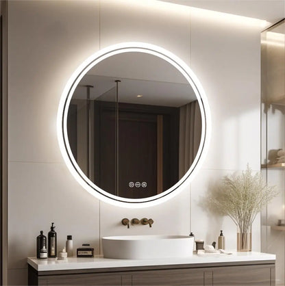 Smart Touch LED Bathroom Vanity Mirror Anti-Fog with Brighter Lights