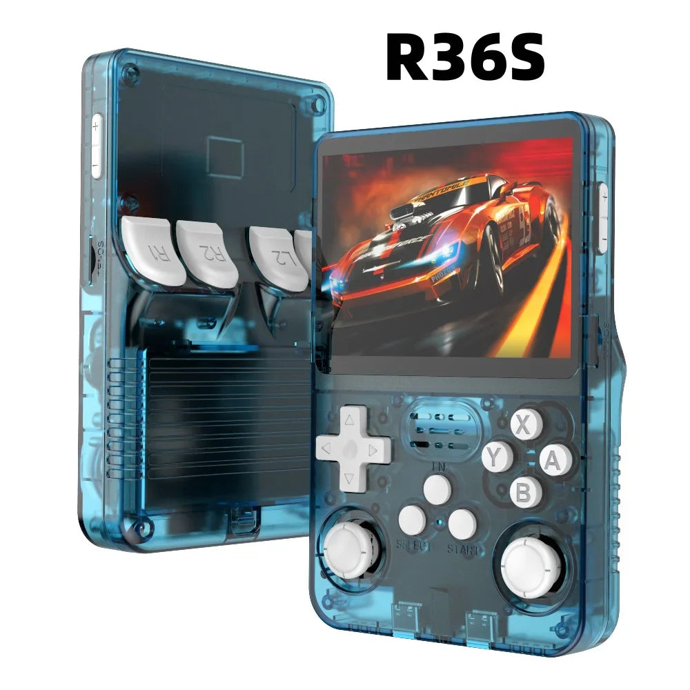 R36S Retro Handheld Video Game Console Linux System -64GB 128GB