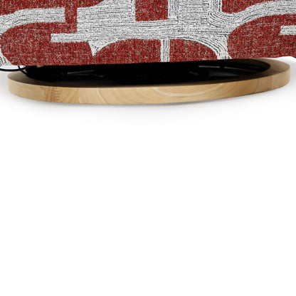 Seville Electric Reclining Red Fabric Armchair