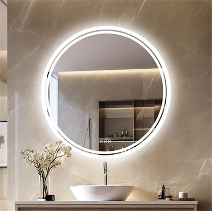 Smart Touch LED Bathroom Vanity Mirror Anti-Fog with Brighter Lights