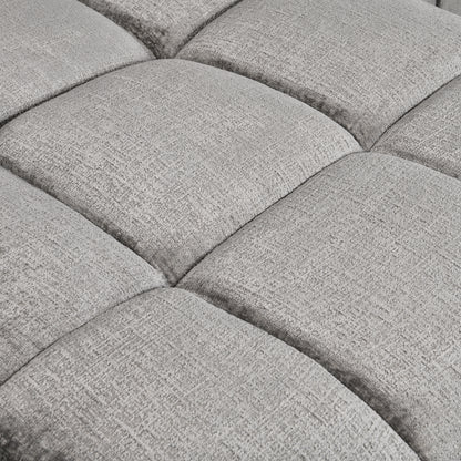 Shanghai Luxury Sofabed Grey Fabric U Shape Corner Sofa