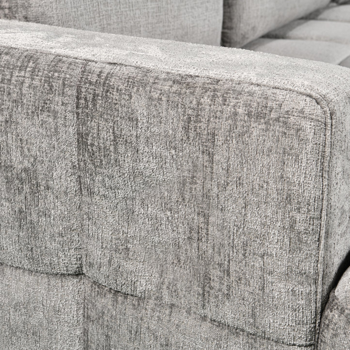 Shanghai Luxury Sofabed Grey Fabric U Shape Corner Sofa