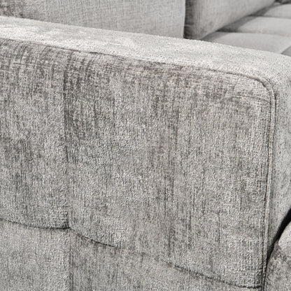 Shanghai Luxury Sofabed Grey Fabric U Shape Corner Sofa