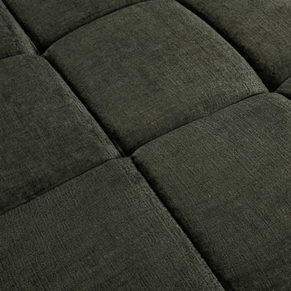 Shanghai Luxury Sofabed Green Fabric U Shape Corner Sofa