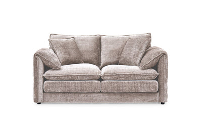 Solaya Beige Fabric 2 Seater Sofa