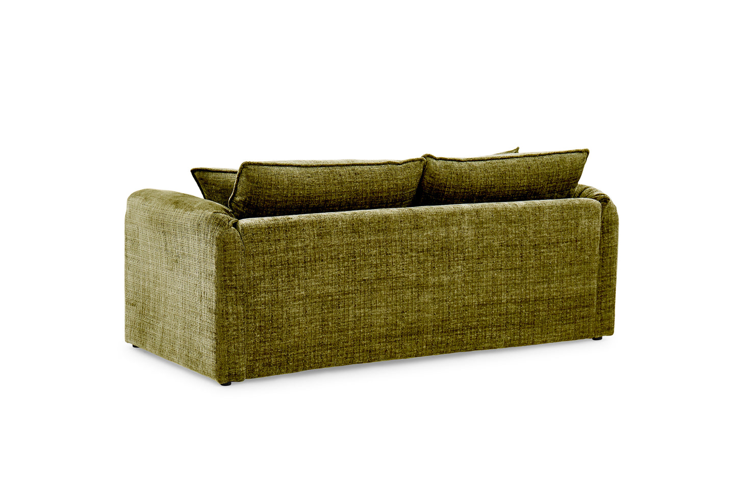 Solaya Green Fabric 3 Seater Sofa