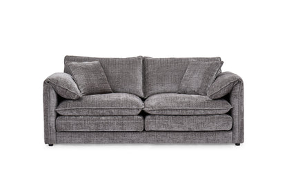 Solaya Grey Fabric 3 Seater Sofa