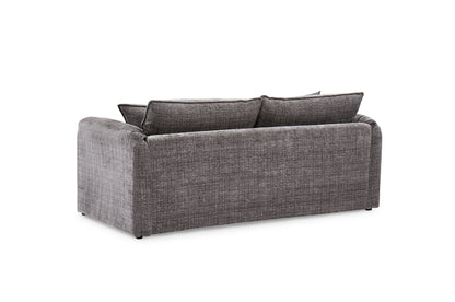 Solaya Grey Fabric 3 Seater Sofa
