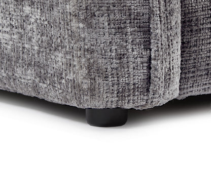 Solaya Grey Fabric Armchair
