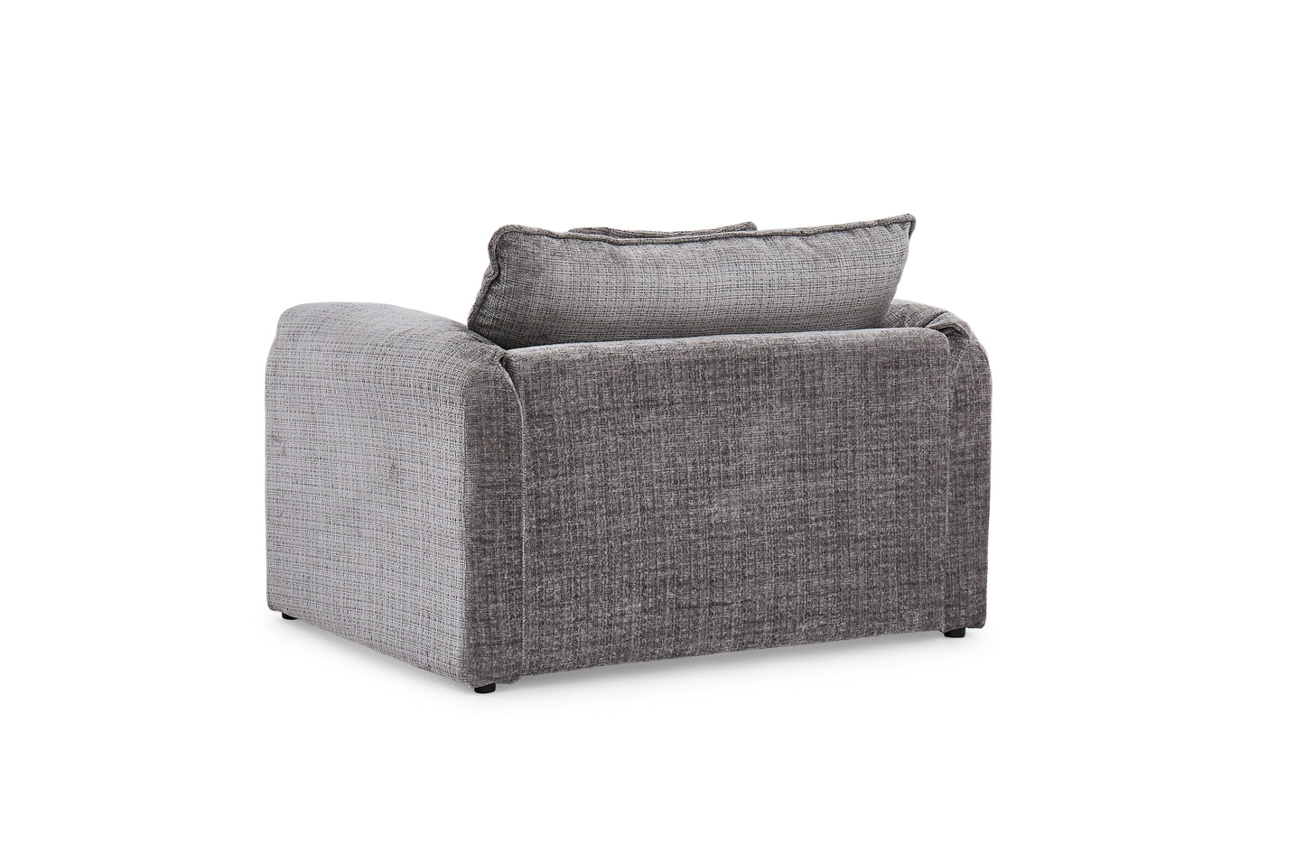 Solaya Grey Fabric Armchair