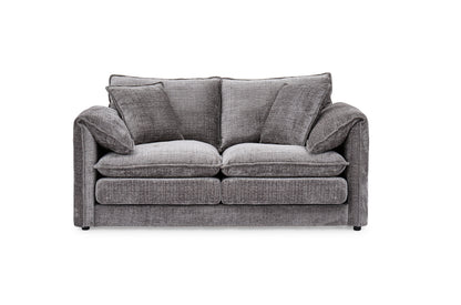 Solaya Grey Fabric 2 Seater Sofa