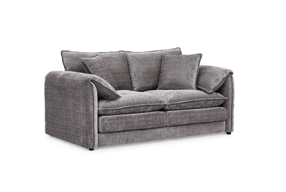 Solaya Grey Fabric 2 Seater Sofa