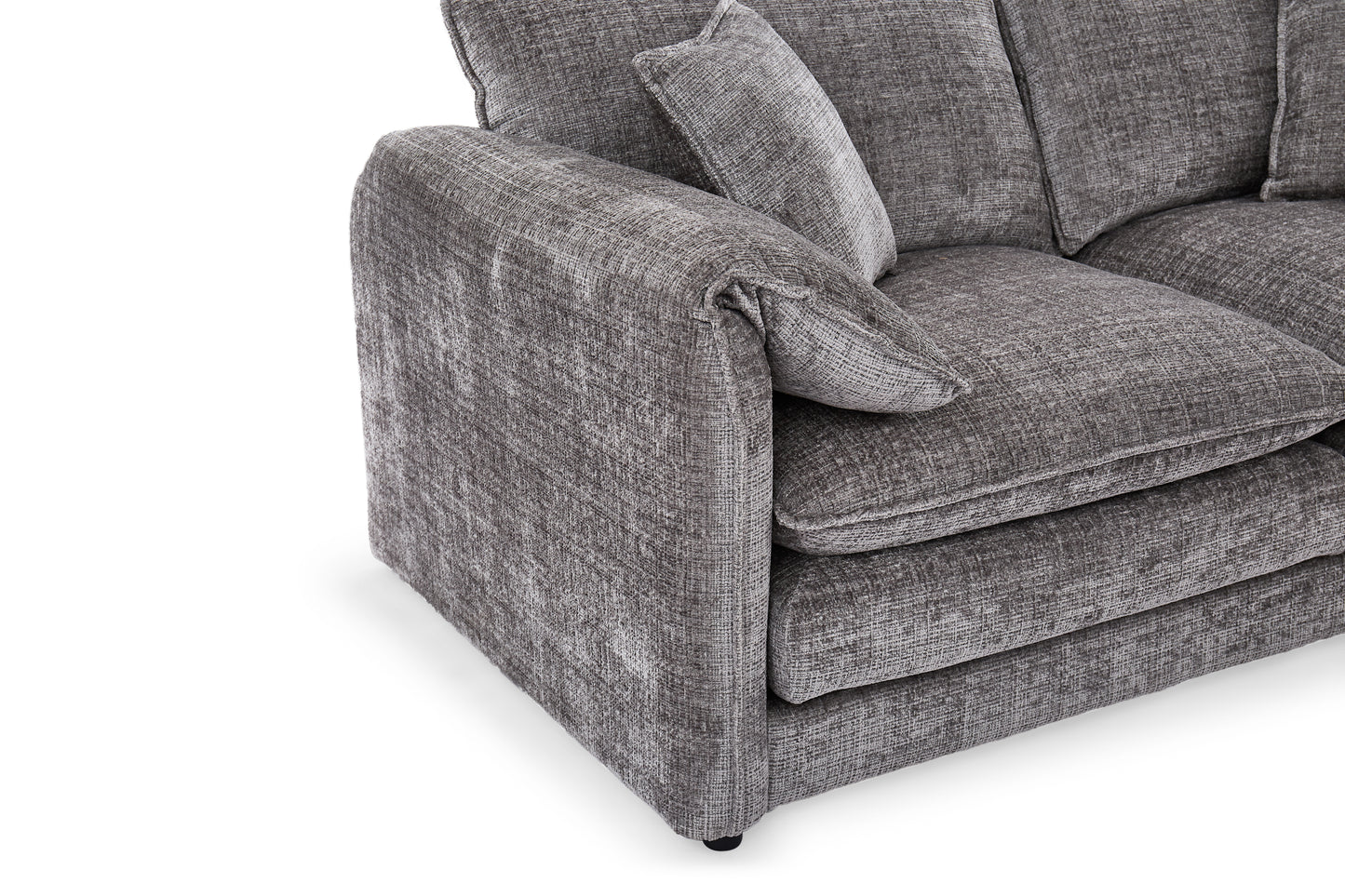 Solaya Grey Fabric 2 Seater Sofa