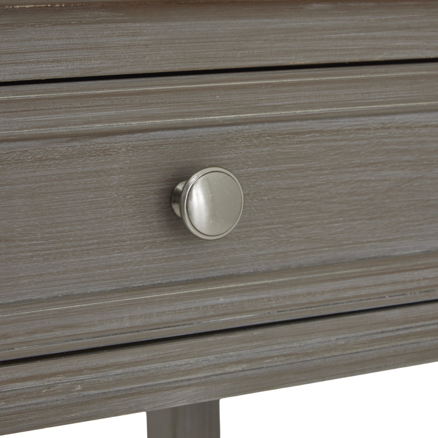 Luxury Serene Four Drawer Grey Wood Console Table