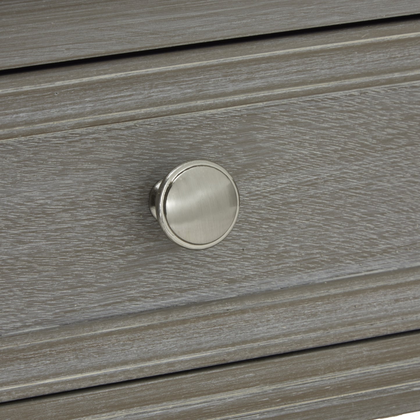 Luxury Serene Two Drawer Grey Wood Console Table