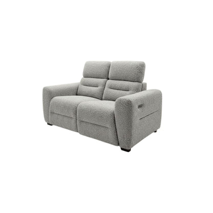 Tokyo Electric Recliner Grey Fabric 2 Seater Sofa
