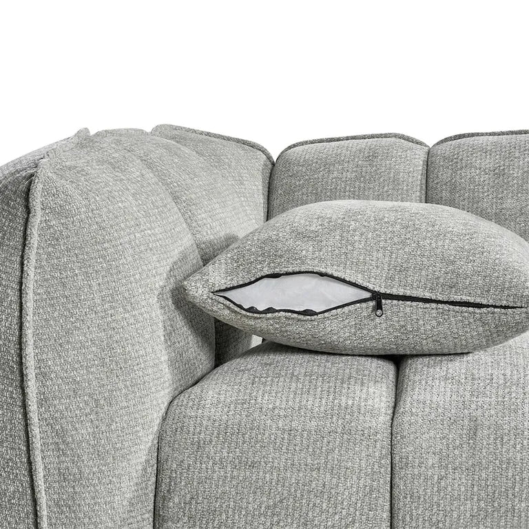 Venice Grey Fabric 2 Seater Sofa