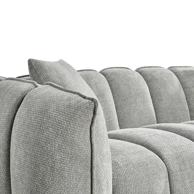 Venice Grey Fabric 2 Seater Sofa