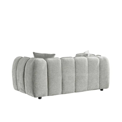 Venice Grey Fabric 2 Seater Sofa