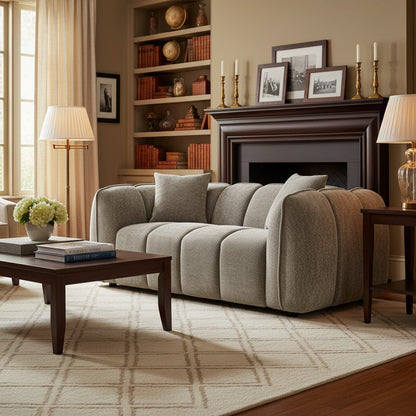 Venice Mocha Brown 2 Seater Sofa