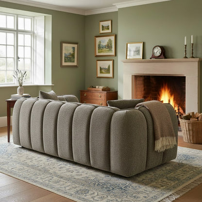 Venice Mocha Brown 3 Seater Sofa