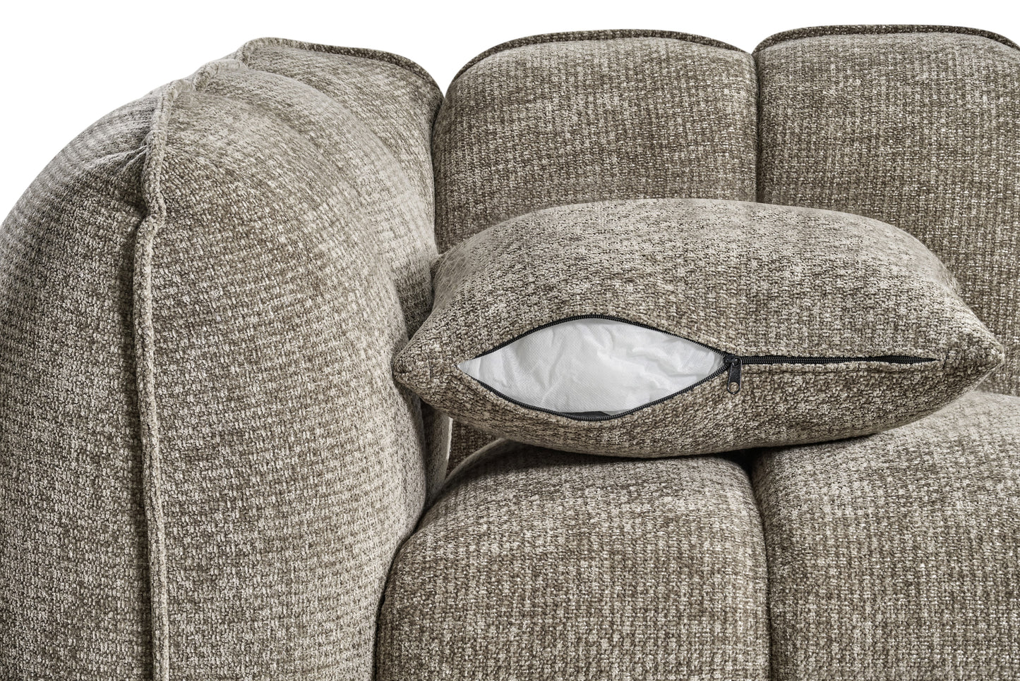 Venice Mocha Brown 3 Seater Sofa
