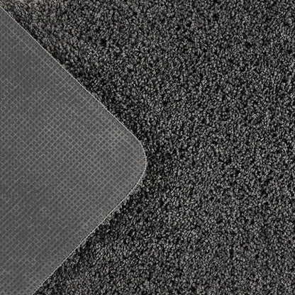 Washable Charcoal Shaggy Rug