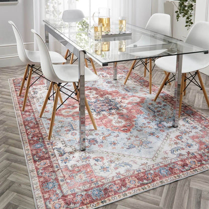 Washable Rug Eterna Red