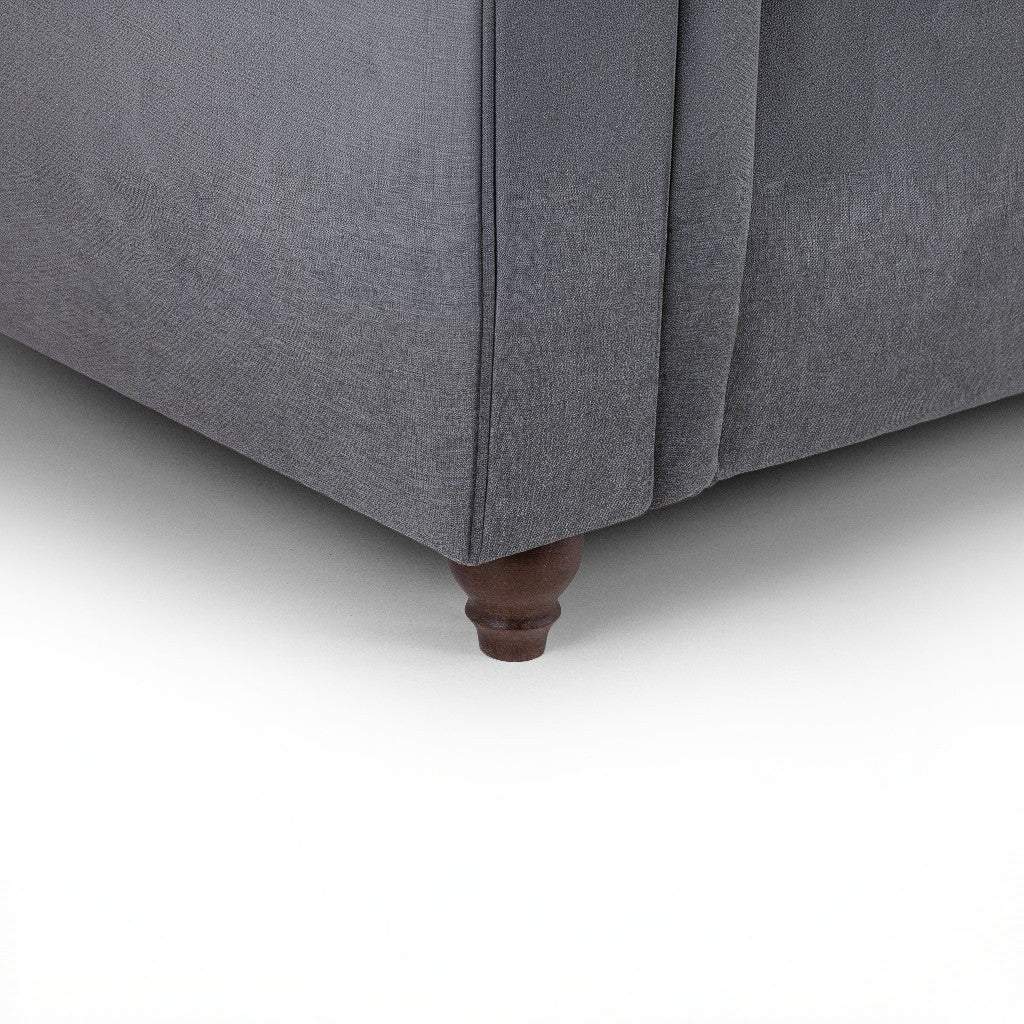 Windsor Fullback Grey Fabric 2 Seater Sofa