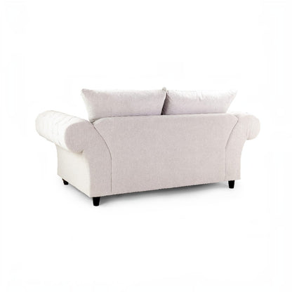 Windsor Fullback Stone Beige Fabric 2 Seater Sofa