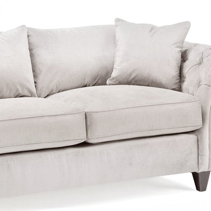 Windsor Fullback Stone Beige Fabric 2 Seater Sofa