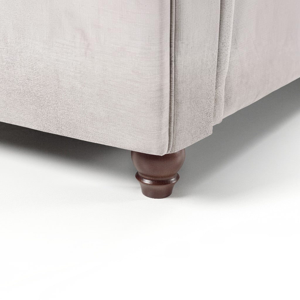 Windsor Fullback Stone Beige Fabric Left Hand L-Shape Corner Sofa