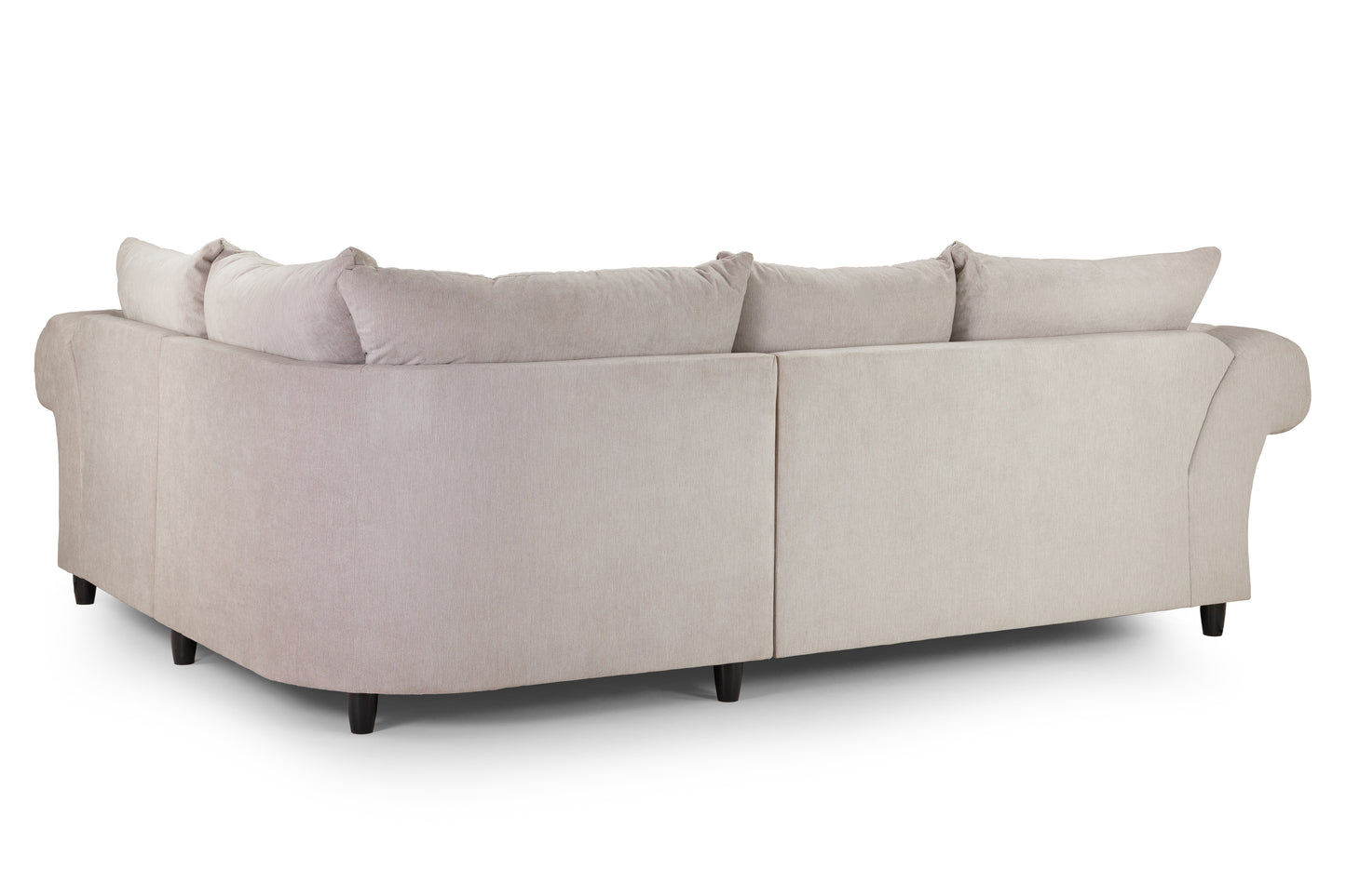 Windsor Fullback Stone Beige Fabric Right Hand L-Shape Corner Sofa