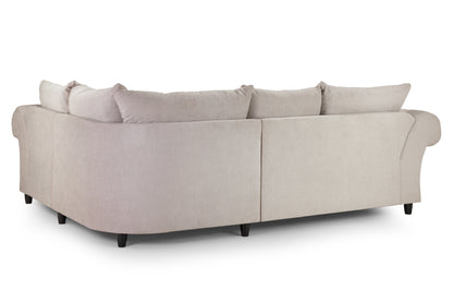 Windsor Fullback Stone Beige Fabric Right Hand L-Shape Corner Sofa