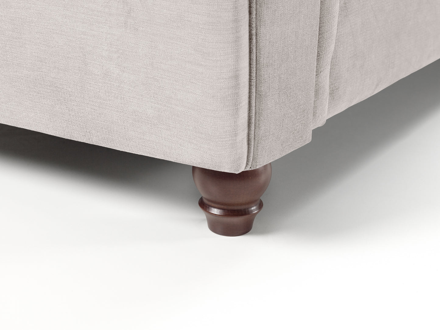 Windsor Fullback Stone Beige Fabric Right Hand L-Shape Corner Sofa
