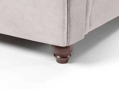 Windsor Fullback Stone Beige Fabric Right Hand L-Shape Corner Sofa