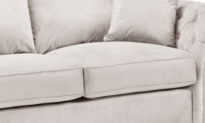 Windsor Fullback Stone Beige Fabric Right Hand L-Shape Corner Sofa