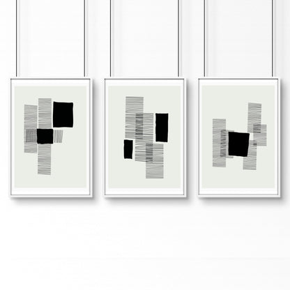 Abstract Art Painting | Set of 3 Abstract Wall art Prints