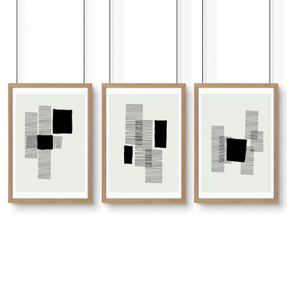 Abstract Art Painting | Set of 3 Abstract Wall art Prints